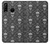 S2371 Skull Vintage Monochrome Pattern Case For Huawei P30 lite