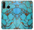 S2685 Aqua Turquoise Gemstone Graphic Printed Case For Huawei P30 lite