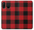 S2931 Red Buffalo Check Pattern Case For Huawei P30 lite