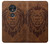 S2529 Leo Zodiac Tattoo Brown Graphic Print Case For Motorola Moto G7 Play