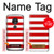 S2364 Red and White Striped Case For Motorola Moto G7 Power