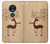S3081 Wooden Raindeer Graphic Printed Case For Motorola Moto G7 Power