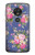 S3265 Vintage Flower Pattern Case For Motorola Moto G7 Power