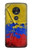 S3306 Colombia Flag Vintage Football Graphic Case For Motorola Moto G7 Power