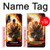 S0863 Hell Fire Skull Case For Samsung Galaxy A40