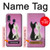 S1832 Love Cat Case For Samsung Galaxy A40