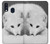 S2569 White Arctic Fox Case For Samsung Galaxy A40