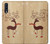 S3081 Wooden Raindeer Graphic Printed Case For Samsung Galaxy A50