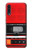 S3204 Red Cassette Recorder Graphic Case For Samsung Galaxy A50