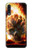 S0863 Hell Fire Skull Case For Samsung Galaxy A70