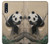 S2210 Panda Fluffy Art Painting Case For Samsung Galaxy A70