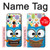 S2521 Cute Nerd Owl Cartoon Case For Google Pixel 3a