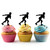 TA0994 Female Skating Sport Girl Silhouette Party Wedding Birthday Acrylic Cupcake Toppers Decor 10 pcs