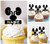 TA0996 Organ Kidney Silhouette Party Wedding Birthday Acrylic Cupcake Toppers Decor 10 pcs