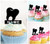 TA1061 Teeth Healthcare Dental Silhouette Party Wedding Birthday Acrylic Cupcake Toppers Decor 10 pcs