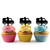 TA1063 Ambulance Emergency First Aid Silhouette Party Wedding Birthday Acrylic Cupcake Toppers Decor 10 pcs