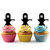 TA1084 Shiva Lingam Silhouette Party Wedding Birthday Acrylic Cupcake Toppers Decor 10 pcs