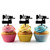 TA1090 Sewing Machine Silhouette Party Wedding Birthday Acrylic Cupcake Toppers Decor 10 pcs