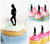 TA1094 Pregnancy Infant Mom Silhouette Party Wedding Birthday Acrylic Cupcake Toppers Decor 10 pcs