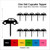 TA1144 Vintage Car Silhouette Party Wedding Birthday Acrylic Cupcake Toppers Decor 10 pcs