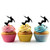 TA1174 Surfer Male Silhouette Party Wedding Birthday Acrylic Cupcake Toppers Decor 10 pcs