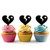 TA1181 Broken Heart Silhouette Party Wedding Birthday Acrylic Cupcake Toppers Decor 10 pcs