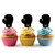 TA1182 Boxing Glove Silhouette Party Wedding Birthday Acrylic Cupcake Toppers Decor 10 pcs