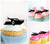 TA1184 Motor Boat Silhouette Party Wedding Birthday Acrylic Cupcake Toppers Decor 10 pcs