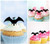 TA1208 Dinosour Pterodactyl Silhouette Party Wedding Birthday Acrylic Cupcake Toppers Decor 10 pcs