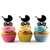 TA1213 Baby Carriage Silhouette Party Wedding Birthday Acrylic Cupcake Toppers Decor 10 pcs