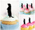 TA1224 Meerkat Silhouette Party Wedding Birthday Acrylic Cupcake Toppers Decor 10 pcs