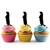 TA1224 Meerkat Silhouette Party Wedding Birthday Acrylic Cupcake Toppers Decor 10 pcs
