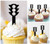 TA1226 Traffic Light Silhouette Party Wedding Birthday Acrylic Cupcake Toppers Decor 10 pcs