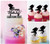 TC0229 Happy Birthday Dragon Party Wedding Birthday Acrylic Cake Topper Cupcake Toppers Decor Set 11 pcs