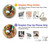 S1702 Tiki Man Toilet Graphic Ring Holder and Pop Up Grip