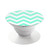 S1723 Mint Chevron Zigzag Graphic Ring Holder and Pop Up Grip