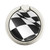 S2408 Checkered Winner Flag Graphic Ring Holder and Pop Up Grip