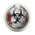 S2440 Biohazards Biological Hazard Graphic Ring Holder and Pop Up Grip