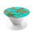 S2688 Aqua Copper Turquoise Gemstone Graphic Graphic Ring Holder and Pop Up Grip
