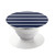 S2767 Navy White Striped Graphic Ring Holder and Pop Up Grip