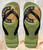 FA0305 Vintage Bakelite Radio Green Beach Slippers Sandals Flip Flops Unisex