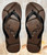 FA0306 Leather Soccer Football Graphic Beach Slippers Sandals Flip Flops Unisex