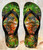 FA0320 Ammonite Fossil Beach Slippers Sandals Flip Flops Unisex