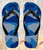 FA0415 Army Blue Camo Camouflage Beach Slippers Sandals Flip Flops Unisex