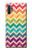 S2362 Rainbow Colorful Shavron Zig Zag Pattern Case For Samsung Galaxy Note 10 Plus