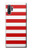 S2364 Red and White Striped Case For Samsung Galaxy Note 10 Plus