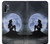 S2668 Mermaid Silhouette Moon Night Case For Samsung Galaxy Note 10 Plus