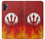 S2803 Fire Red Devil Spear Symbol Case For Samsung Galaxy Note 10 Plus