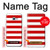 S2364 Red and White Striped Case For Samsung Galaxy A5 (2017)