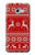 S2835 Christmas Reindeer Knitted Pattern Case For Samsung Galaxy A5 (2017)